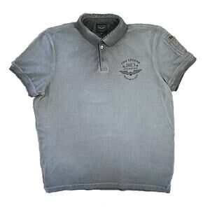 PME Legend DHC3 Operation Men's XXL Polo Shirt Short Sleeve Green Cotton